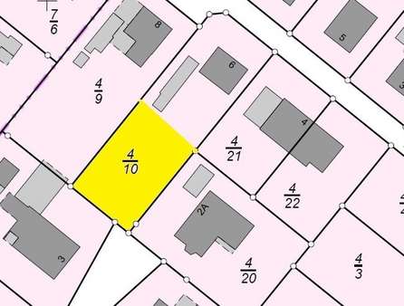 Lageplan (Ausschnitt) - Grundstück in 26937 Stadland mit 550m² kaufen