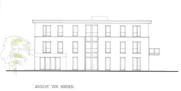 Ansicht Nord - Etagenwohnung in 26349 Jade mit 62m² mieten