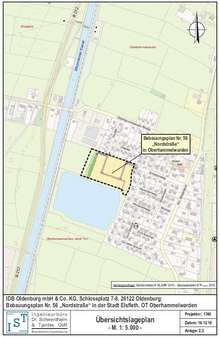 Übersichtslageplan - Grundstück in 26931 Elsfleth mit 964m² kaufen