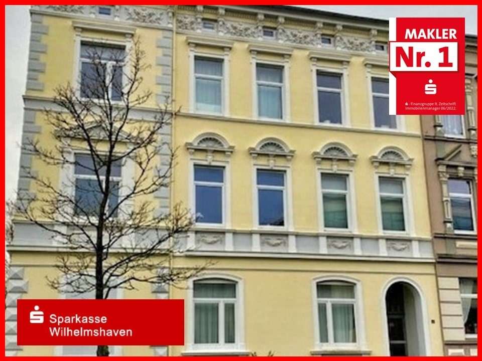 Die Fassade beeindruckt mit außergwöhnlicher - Etagenwohnung in 26382 Wilhelmshaven mit 145m² kaufen