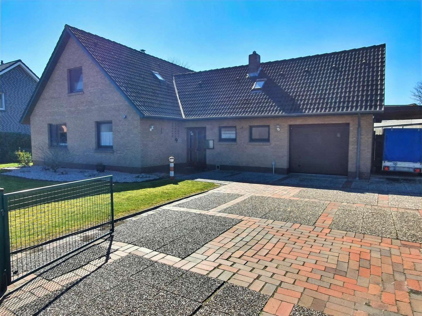 Außenansicht Außenansicht - Einfamilienhaus in 26639 Wiesmoor mit 111m² kaufen