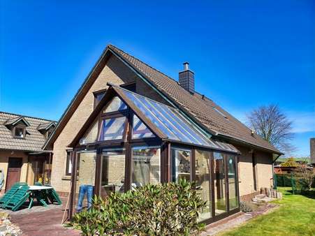 Außenansicht Sommergarten Außenansicht Sommergarten - Einfamilienhaus in 26639 Wiesmoor mit 111m² kaufen