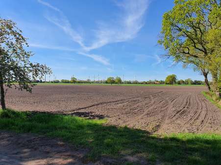 Gegenüberliegender Ausblick Gegenüberliegender Ausblick - Grundstück in 26629 Großefehn mit 2137m² kaufen