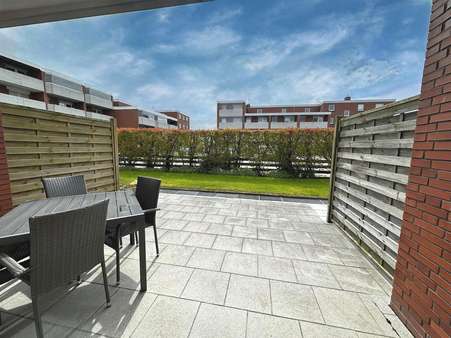 Terrasse - Erdgeschosswohnung in 26553 Dornum mit 56m² kaufen