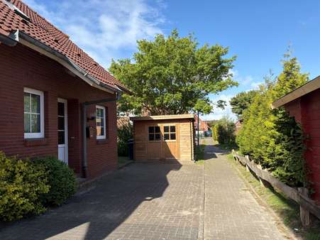 Außenansicht Außenansicht - Doppelhaushälfte in 26553 Dornum mit 71m² kaufen