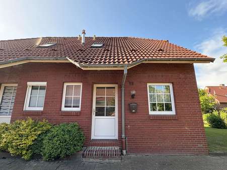 Außenansicht Außenansicht - Doppelhaushälfte in 26553 Dornum mit 71m² kaufen
