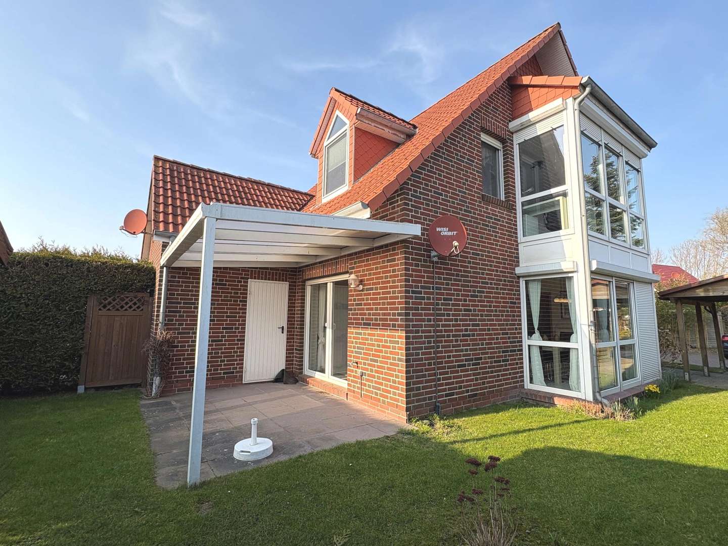 Gartenansicht - Doppelhaushälfte in 26506 Norden mit 102m² kaufen