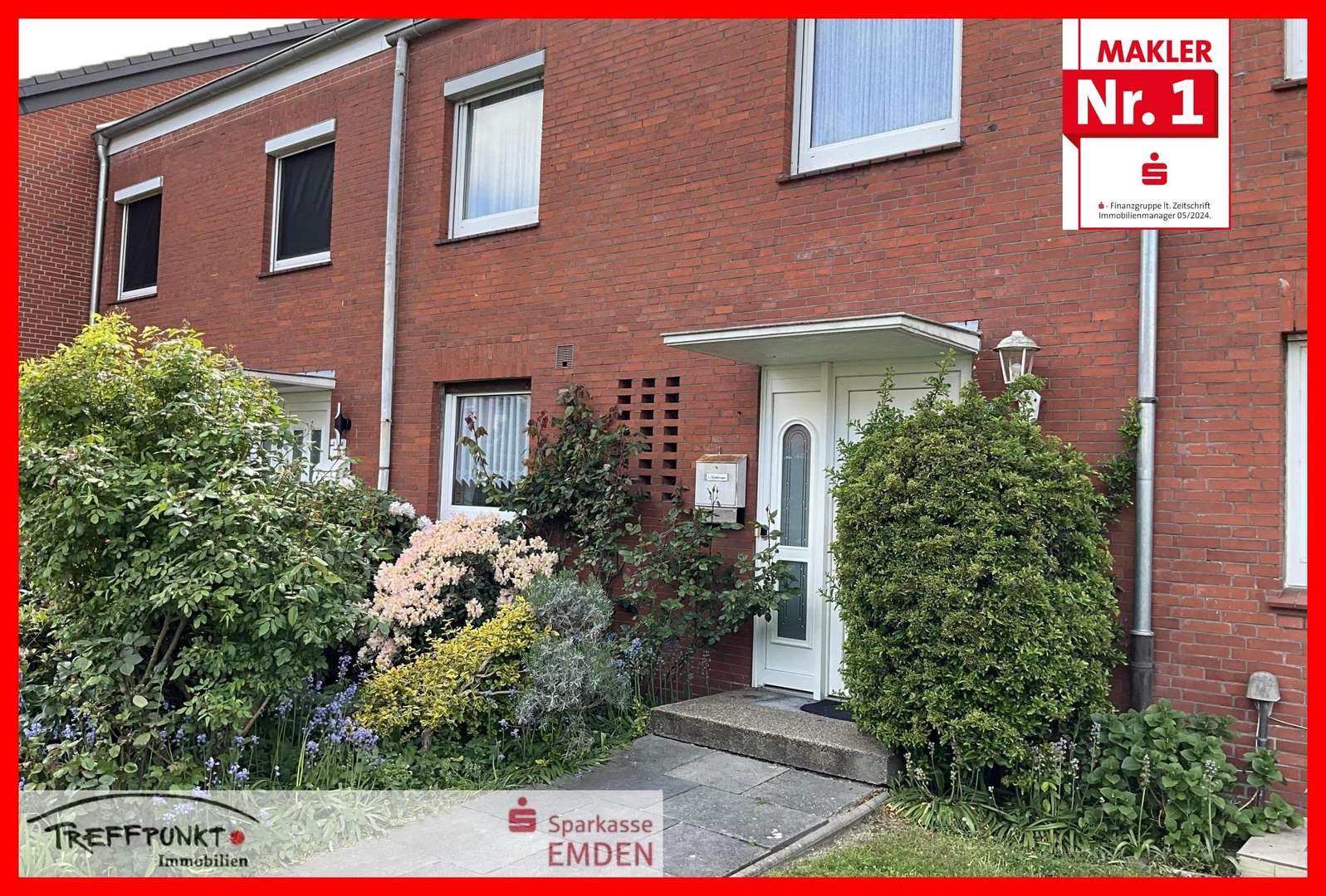 Vordere Ansicht - Reihenmittelhaus in 26721 Emden mit 104m² kaufen