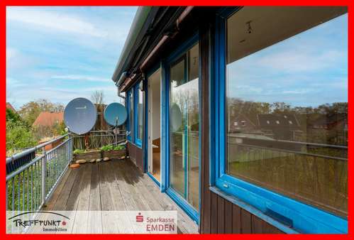 Balkon Obergeschoss - Zweifamilienhaus in 26725 Emden mit 220m² kaufen