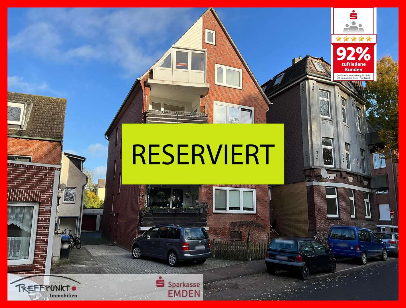 Straßenansicht - Etagenwohnung in 26721 Emden mit 86m² kaufen