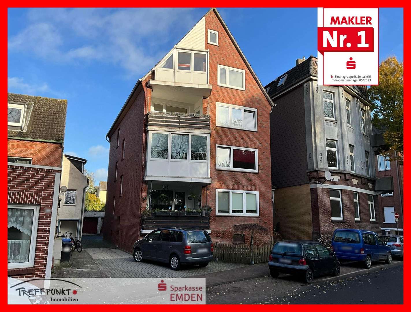 Straßenansicht - Etagenwohnung in 26721 Emden mit 86m² kaufen