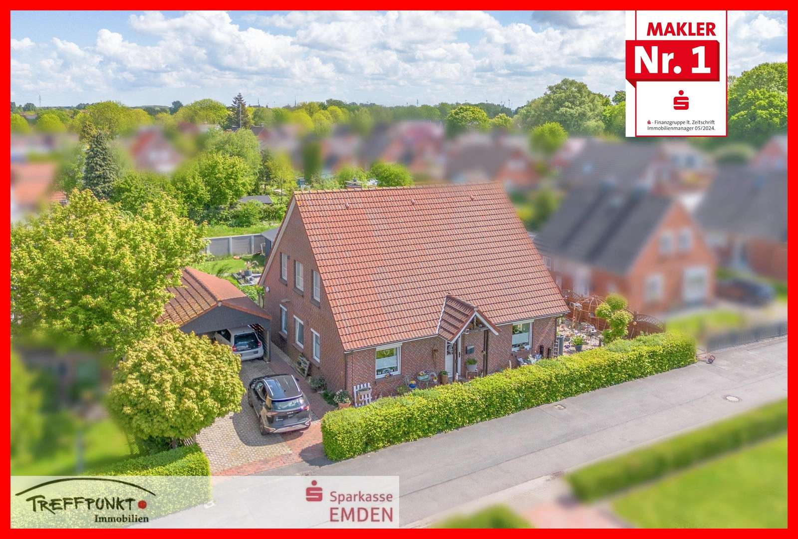 Frontansicht - Zweifamilienhaus in 26723 Emden mit 170m² kaufen