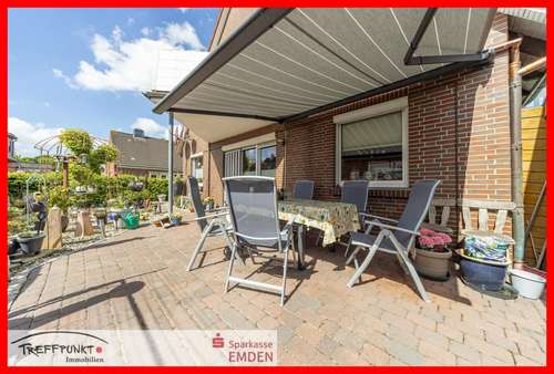 Terrasse Ansicht II - Zweifamilienhaus in 26723 Emden mit 170m² kaufen