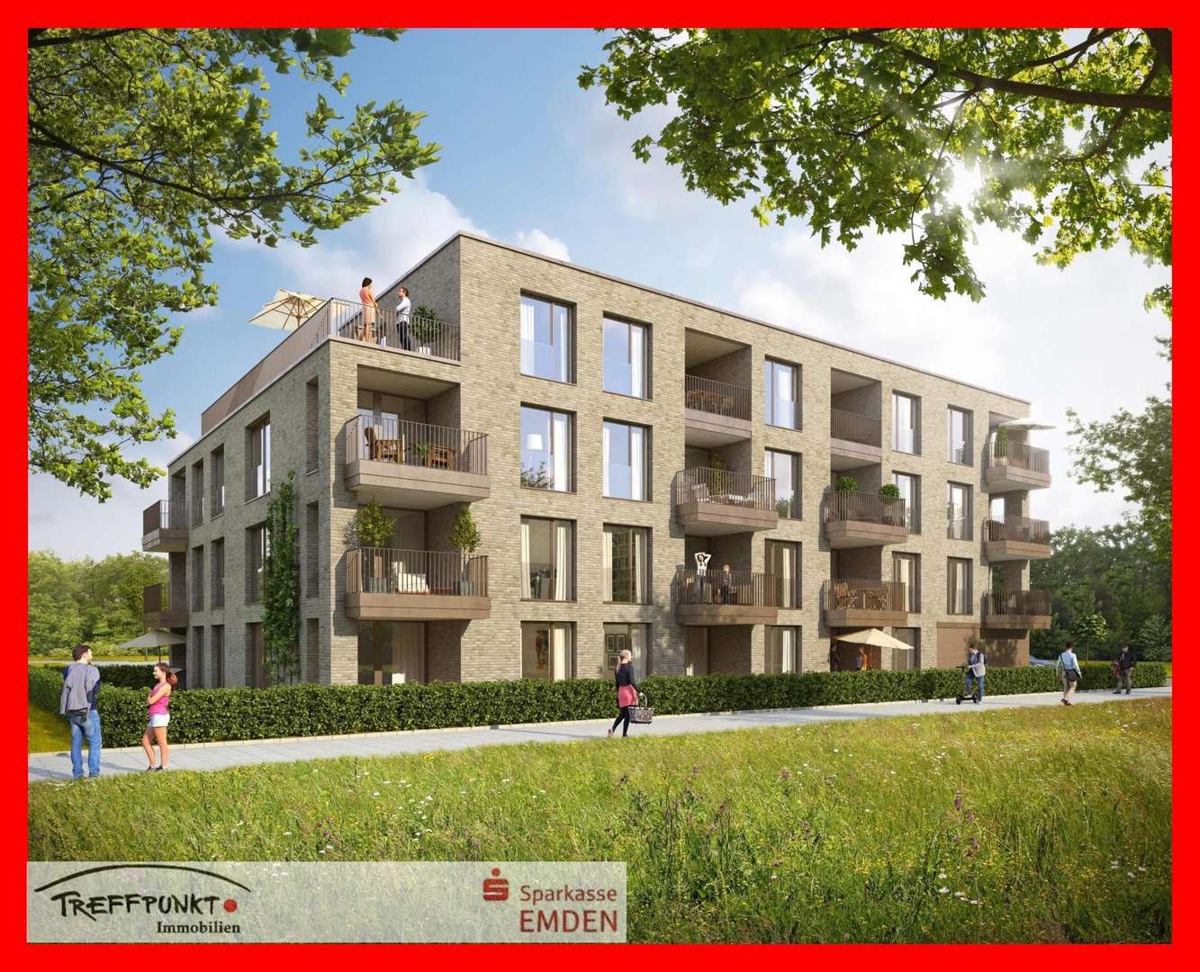Visualisierung - Etagenwohnung in 26721 Emden mit 66m² kaufen