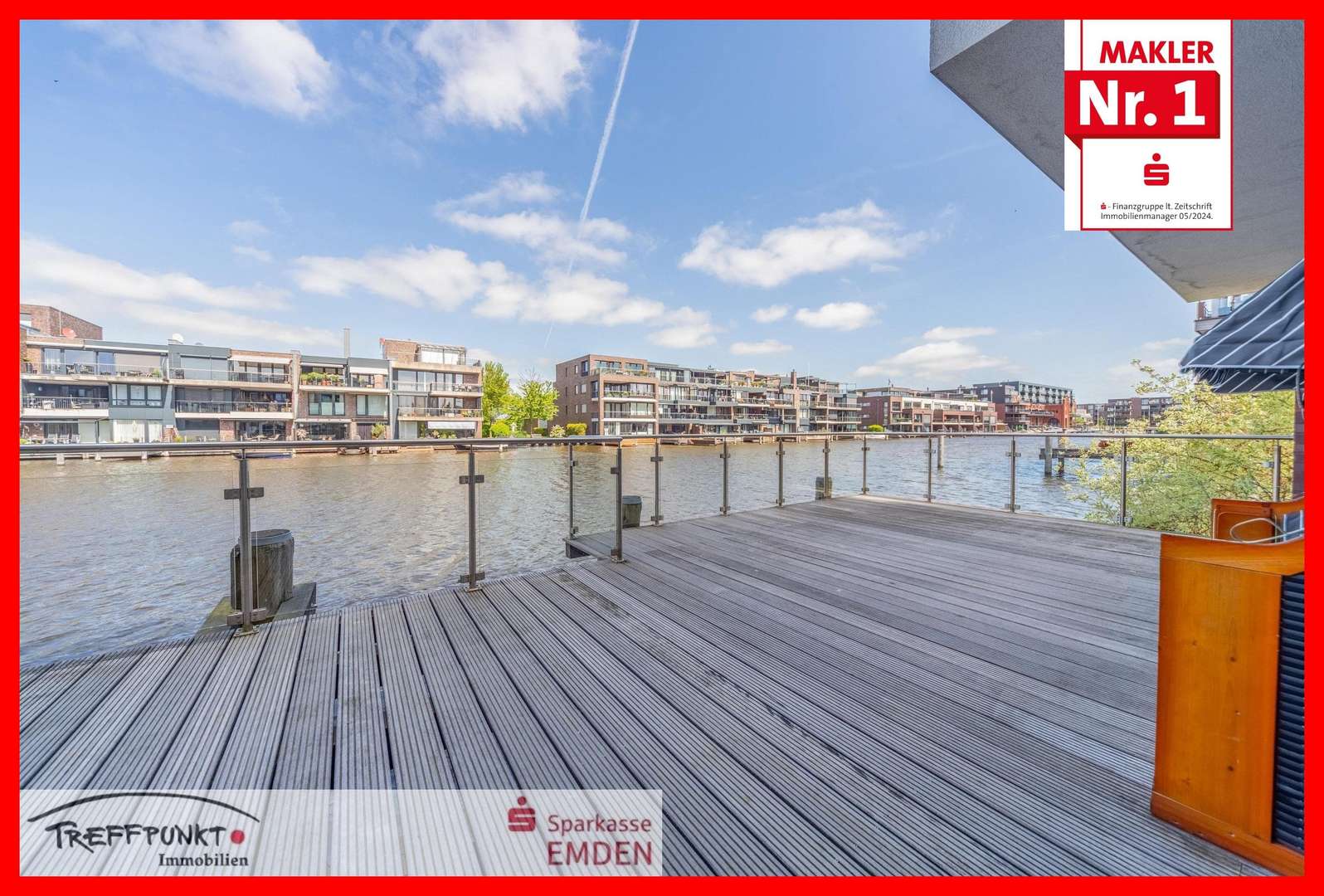 Terrasse Ansicht I - Erdgeschosswohnung in 26725 Emden mit 78m² kaufen