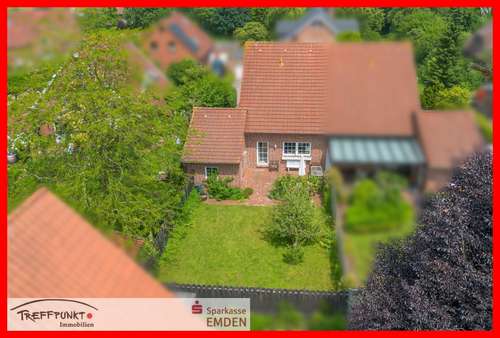 Rückansicht Rückansicht - Doppelhaushälfte in 26725 Emden mit 111m² kaufen