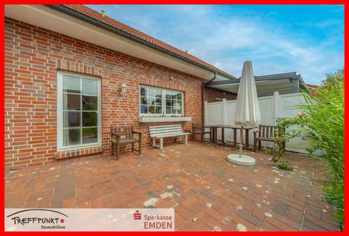 Terrasse Terrasse - Doppelhaushälfte in 26725 Emden mit 111m² kaufen