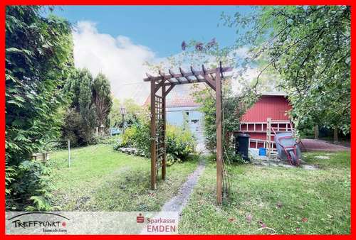 Garten Ansicht 1 Garten Ansicht 1 - Doppelhaushälfte in 26759 Hinte mit 85m² kaufen