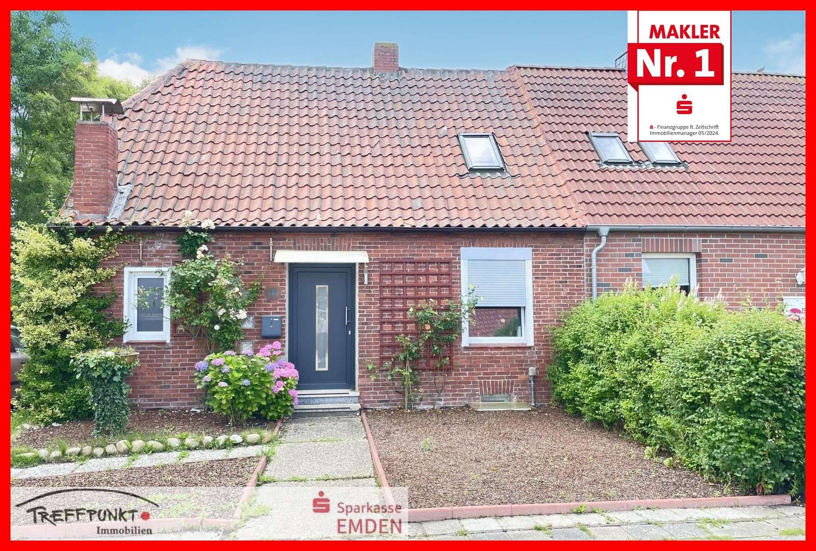 Titelbild Titelbild - Doppelhaushälfte in 26759 Hinte mit 85m² kaufen