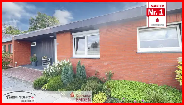 Modernisierter Flachdachbungalow