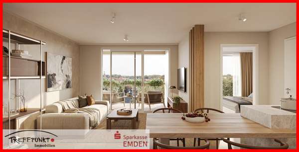 Visualisierung 2 - Dachgeschosswohnung in 26725 Emden mit 87m² kaufen