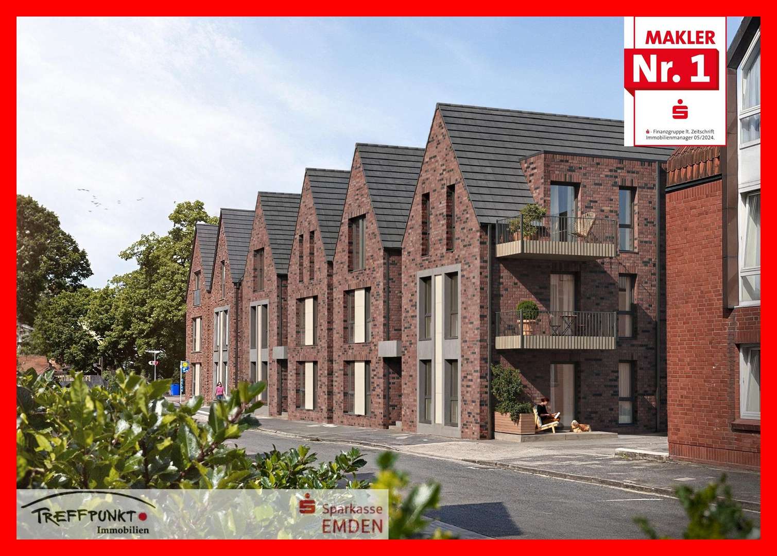 Titelbild - Erdgeschosswohnung in 26725 Emden mit 71m² kaufen