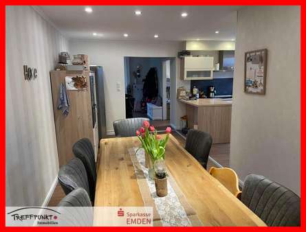 Essbereich/Küche - Doppelhaushälfte in 26826 Weener mit 165m² günstig kaufen