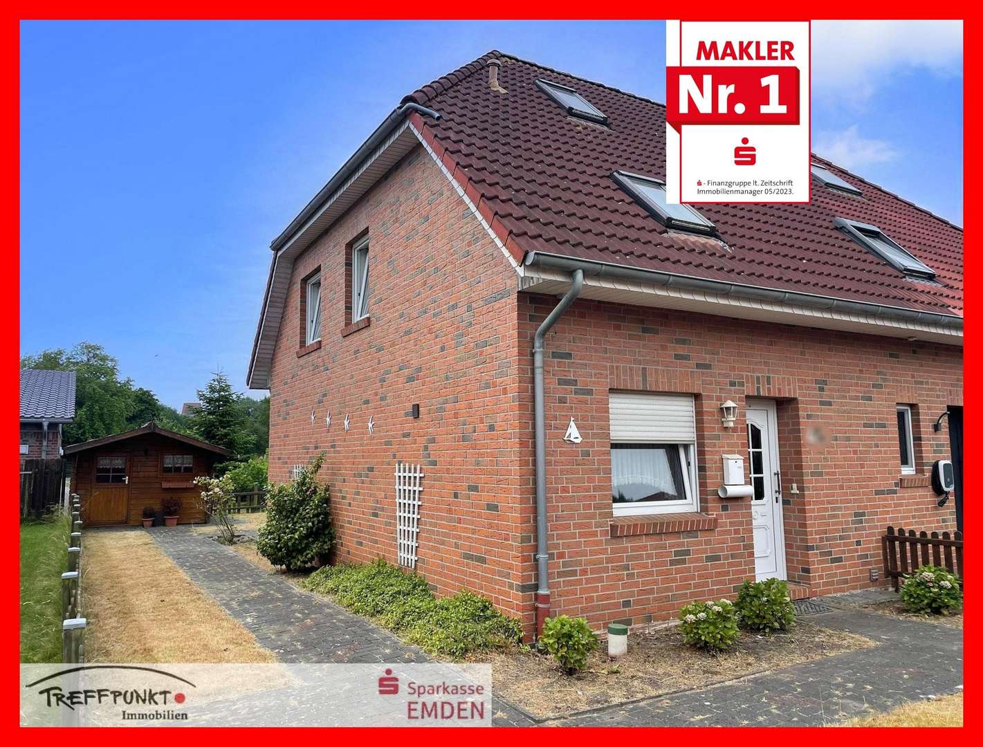 Titelbild - Doppelhaushälfte in 26725 Emden mit 70m² kaufen