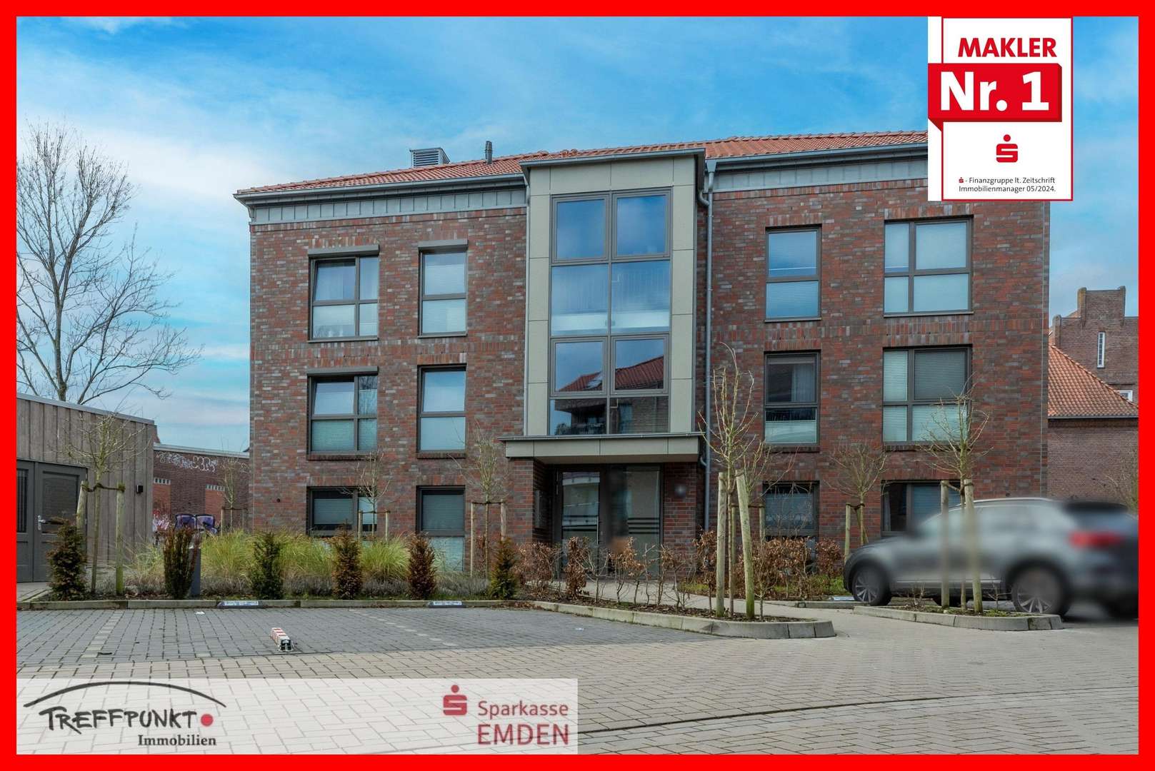Frontansicht - Etagenwohnung in 26721 Emden mit 104m² kaufen