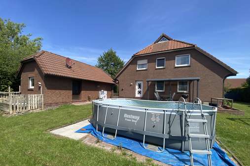 Rückansicht - Einfamilienhaus in 26489 Ochtersum mit 180m² kaufen