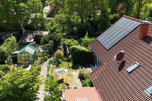 Vogelperspektive Garten - Zweifamilienhaus in 26409 Wittmund mit 286m² kaufen