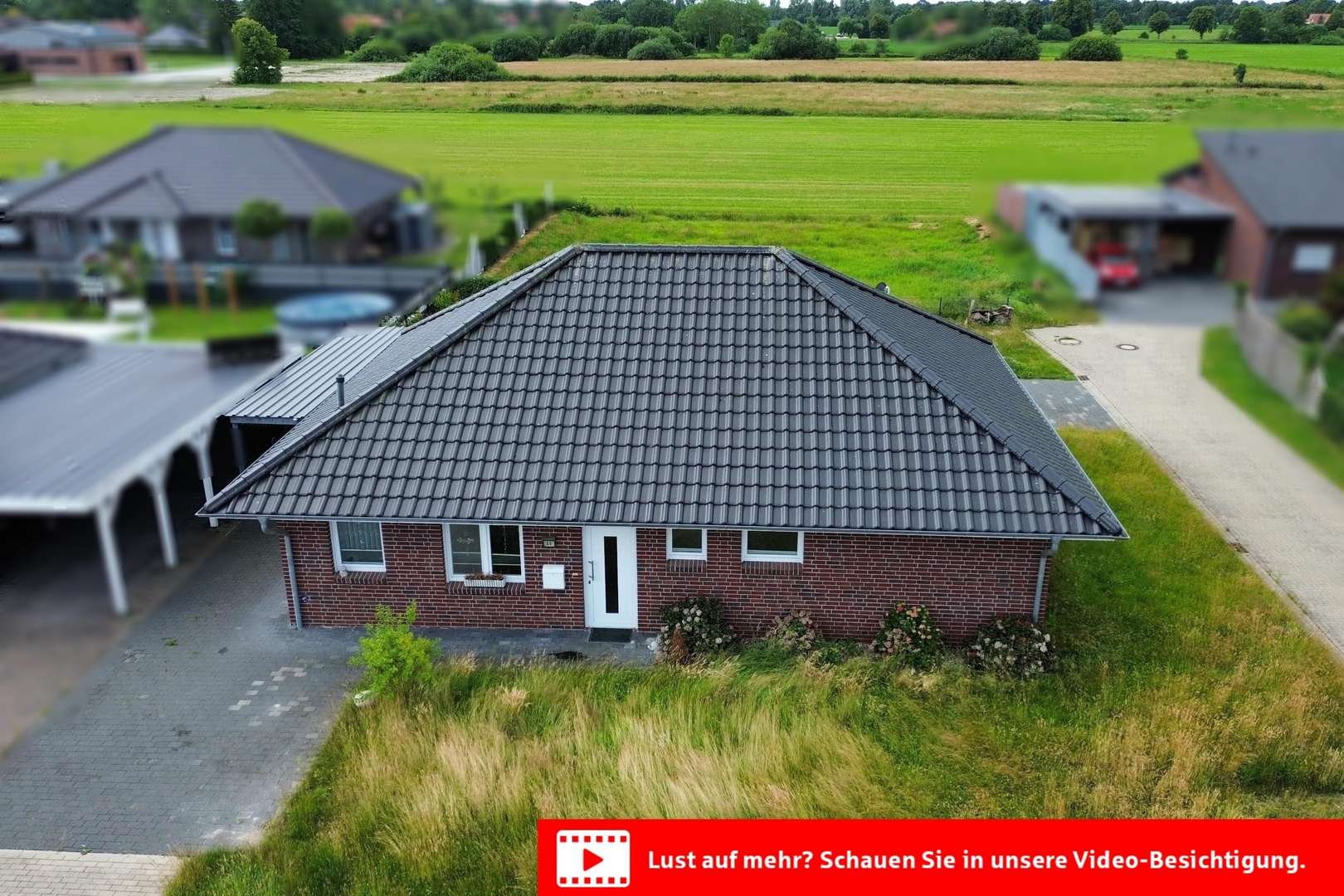 Vogelperspektive - Bungalow in 26802 Moormerland mit 113m² kaufen