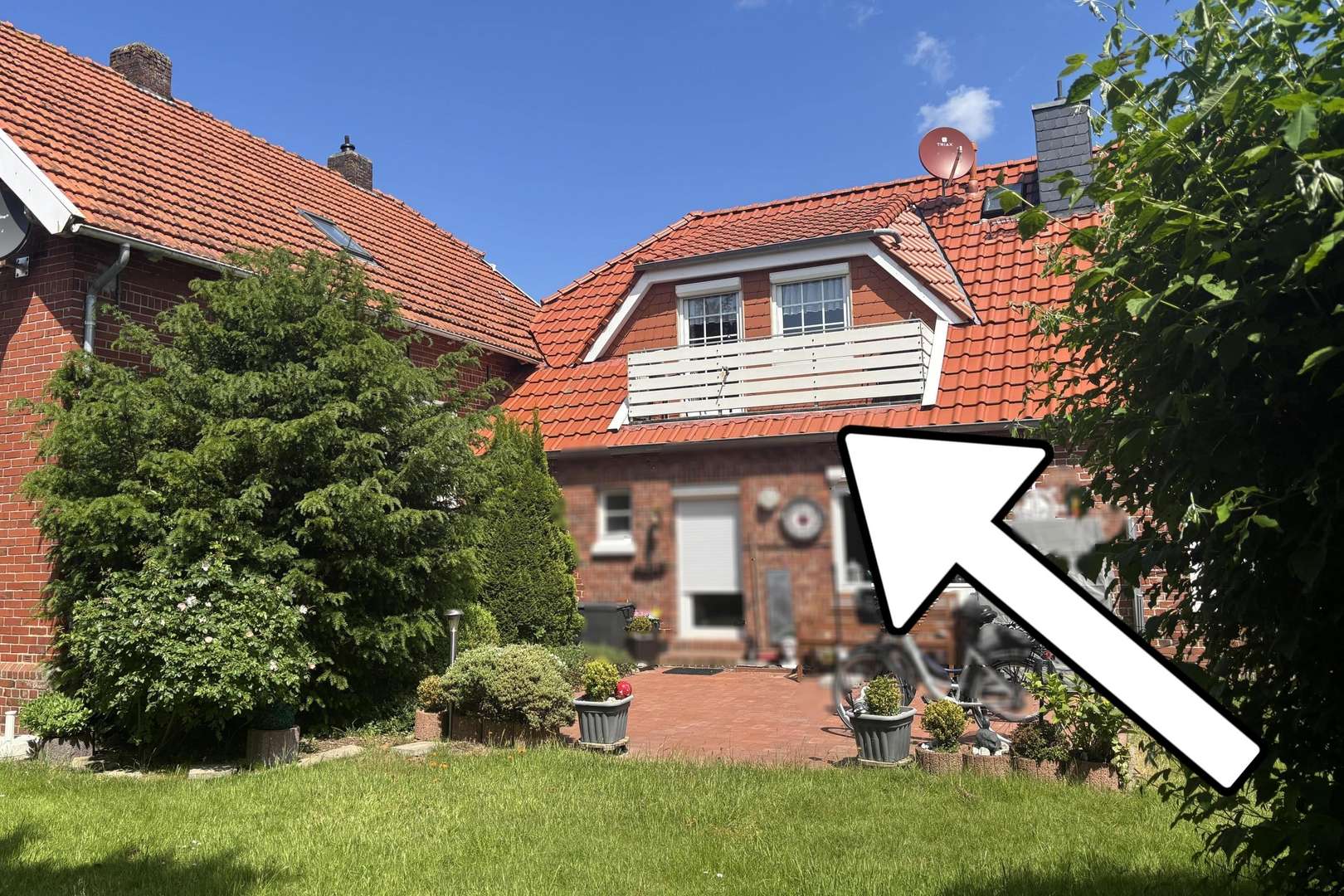 Südansicht Südansicht - Dachgeschosswohnung in 26409 Wittmund mit 30m² kaufen