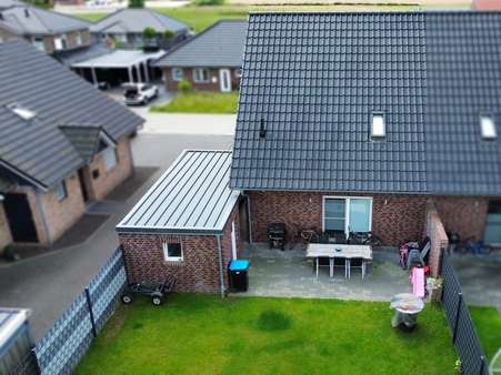 Rückansicht - Doppelhaushälfte in 26802 Moormerland mit 117m² kaufen