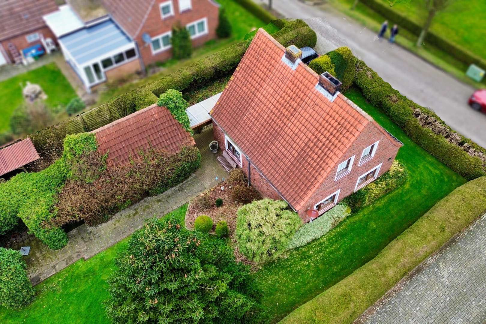 Vogelperspektive - Einfamilienhaus in 26826 Weener mit 80m² kaufen