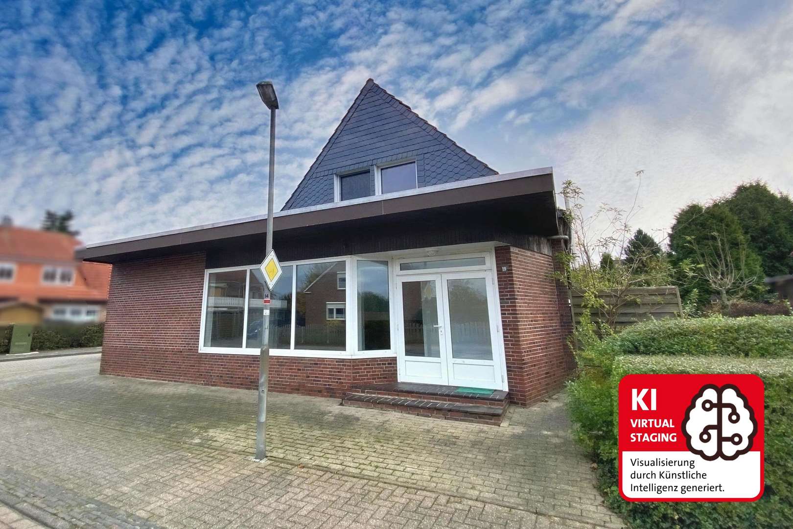 Straßenansicht Gewerbeteil - Sonstige in 26441 Jever mit 90m² als Kapitalanlage kaufen