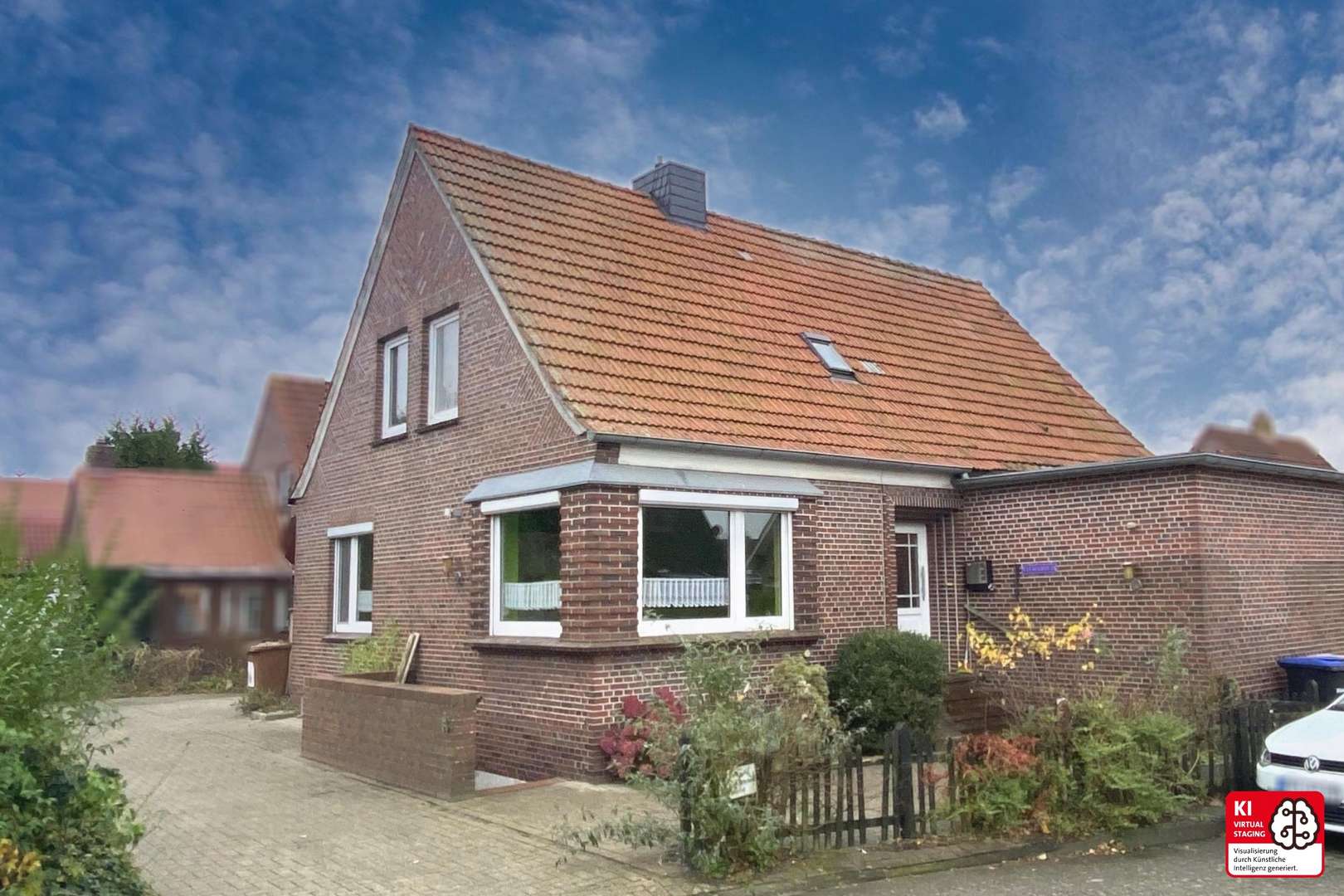 Außenansicht Wohnhaus Außenansicht Wohnhaus - Einfamilienhaus in 26441 Jever mit 90m² als Kapitalanlage kaufen