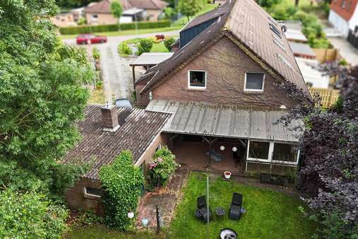 Rückansicht Rückansicht - Reihenendhaus in 26826 Weener mit 100m² kaufen