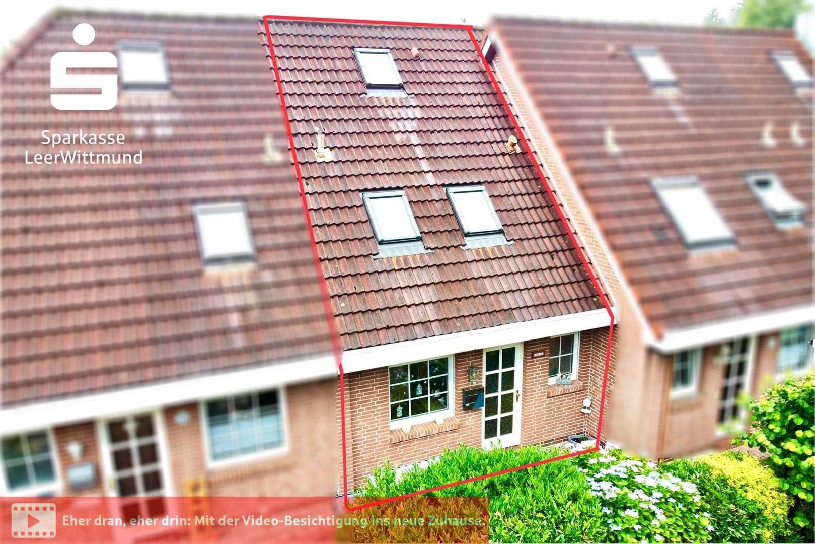 Vogelperspektive Vogelperspektive - Reihenmittelhaus in 26810 Westoverledingen mit 62m² kaufen