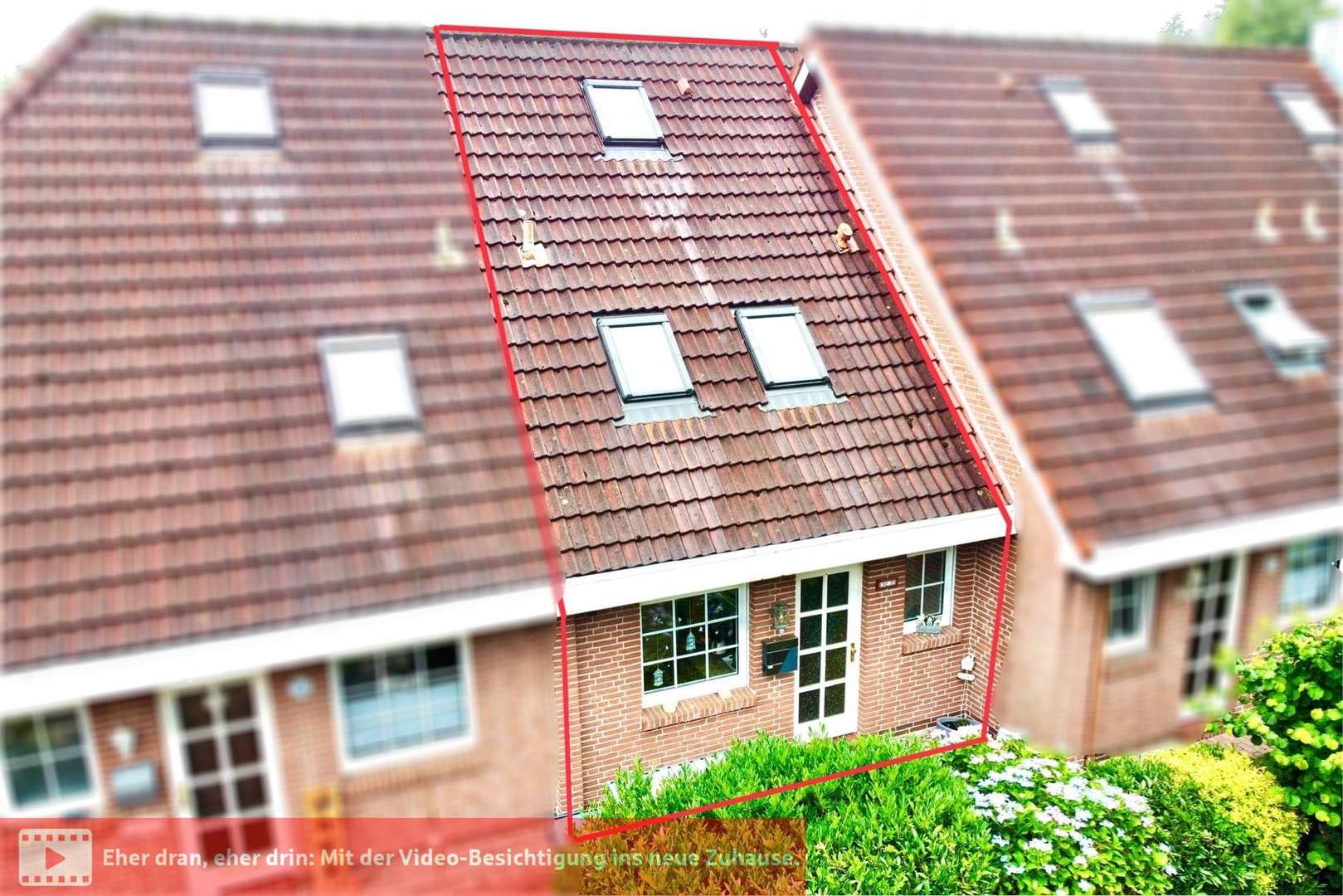 Vogelperspektive Vogelperspektive - Reihenmittelhaus in 26810 Westoverledingen mit 62m² kaufen