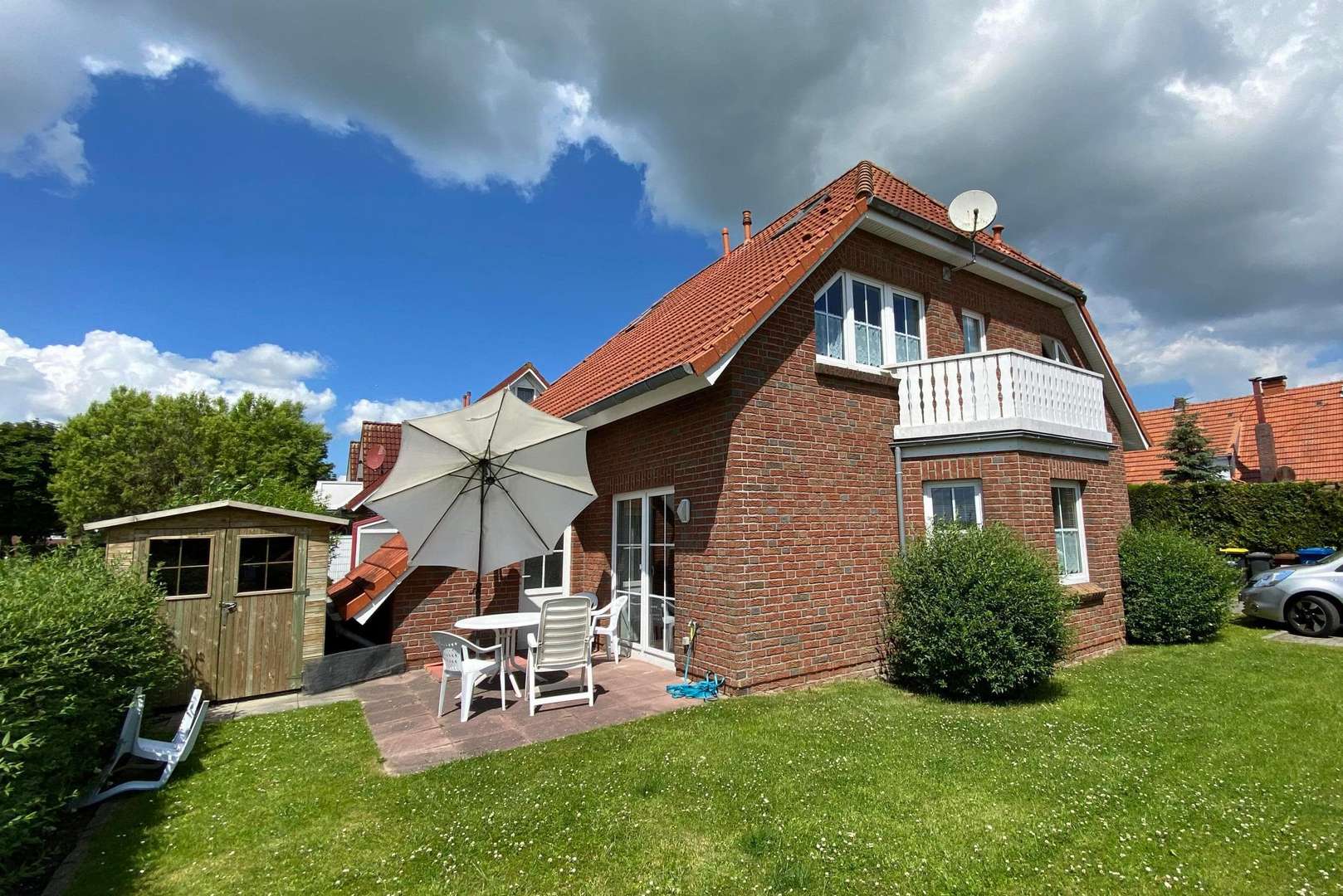 Süd-Ost Ansicht - Doppelhaushälfte in 26409 Wittmund mit 70m² günstig kaufen