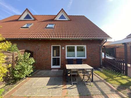 Terrasse - Doppelhaushälfte in 26409 Wittmund mit 93m² kaufen