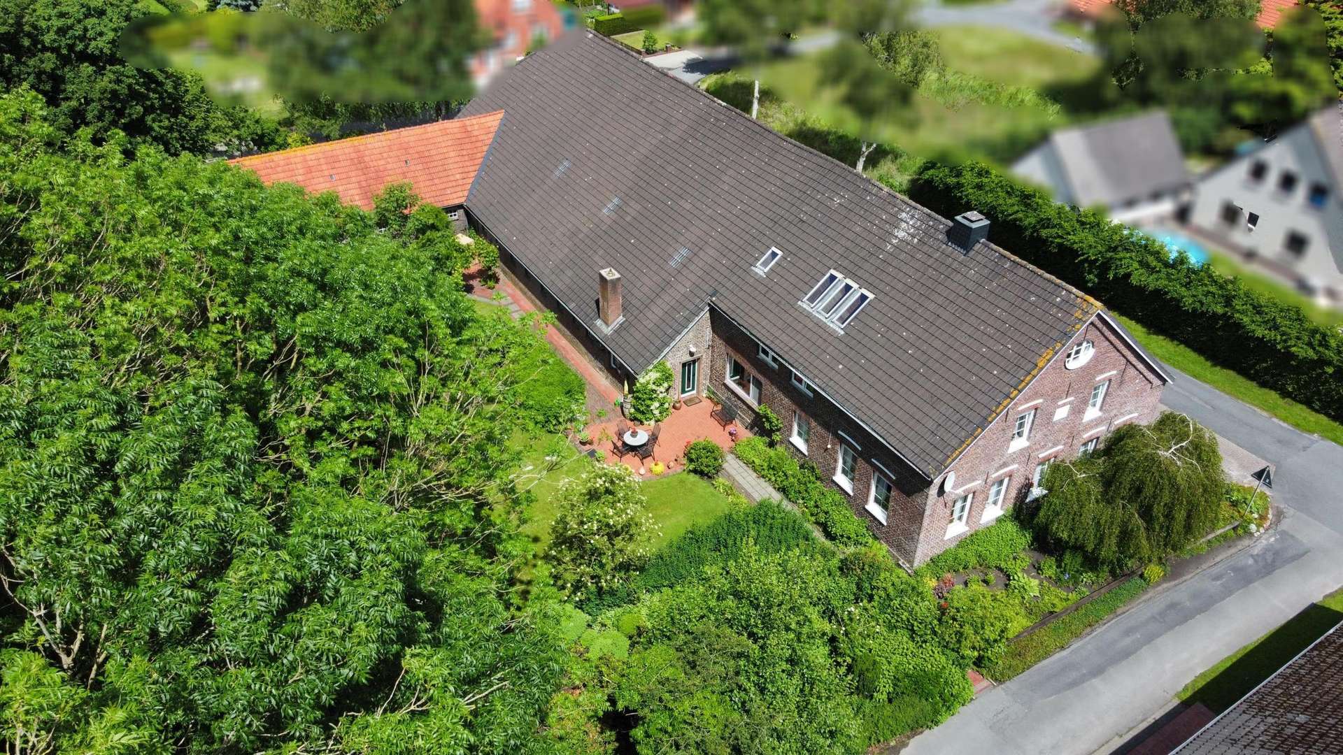 Ansicht Süd-West - Resthof in 26409 Wittmund mit 270m² kaufen