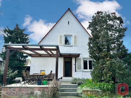 Gartenansicht - Einfamilienhaus in 68305 Mannheim / Gartenstadt mit 108m² kaufen