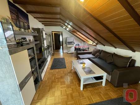 Wohnbereich - Dachgeschosswohnung in 68542 Heddesheim mit 55m² kaufen