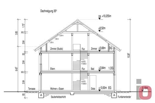 Schnitt_ Schnitt_ - Einfamilienhaus in 68623 Lampertheim mit 162m² mieten