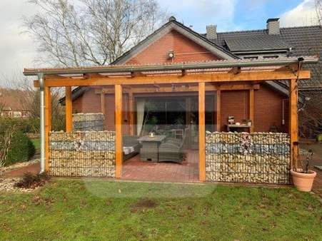 überdachte Terrasse Anbau - Einfamilienhaus in 49406 Barnstorf mit 120m² kaufen