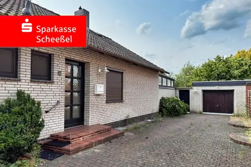 Einfamilienhaus mit Potenzial in ruhiger Wohnlage im Herzen von Scheeßel