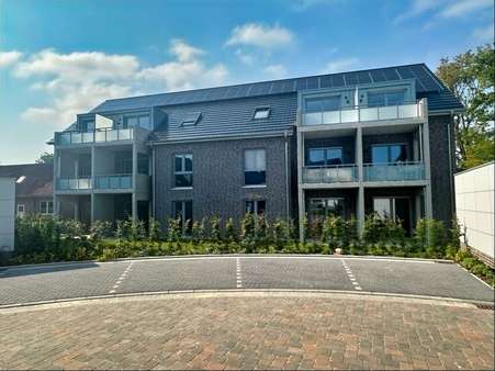 Ansicht Hausrückseite Ansicht Hausrückseite - Dachgeschosswohnung in 27389 Fintel mit 57m² mieten