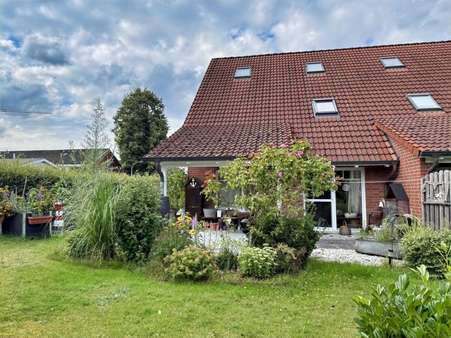 Gartenansicht Gartenansicht - Doppelhaushälfte in 27383 Scheeßel mit 119m² kaufen